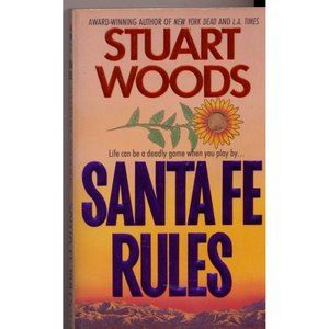 SANTA FE RULES, Stuart Woods, PB, "Wolf Willett is stunned to read his own obitu